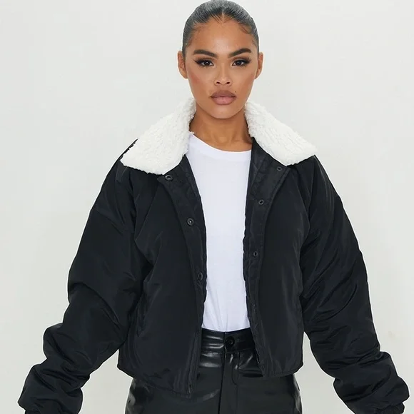 Weekday sales shearling jacket
